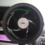 Dreo Pedestal Fan with Remote. PolyFan 513S. 43'' Quiet Standing Fan for Home Bedroom. 120°+105° Smart Oscillating Floor Fans with Wi-Fi/Voice Control. Works with Alexa/Google. 6 Modes. 8 Speeds.Grey photo review