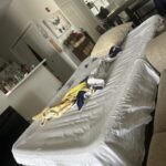 Intex 67765ED Dura-Beam Deluxe Comfort-Plush Mid-Rise Air Mattress : Fiber-Tech ?C Twin Size ?C Built-in Electric Pump ?C 13in Bed Height ?C 300lb Weight Capacity photo review