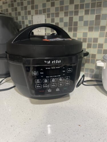 Instant Pot Duo 7-in-1 Mini Electric Pressure Cooker. Slow Rice Cooker. Steamer. Sauté. Yogurt Maker. Warmer & Sterilizer. Includes Free App with over 1900 Recipes. Stainless Steel. 3 Quart photo review