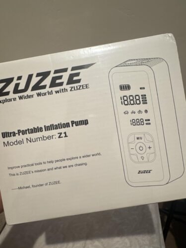 Tire Inflator Portable Air Compressor - 4X Faster Inflation. 150PSI Air Pump for Car Tires with Digital Pressure Gauge/LED Light. 20000mAh Portable Tire Inflator for Car. Moto. Bike. Ball. etc photo review