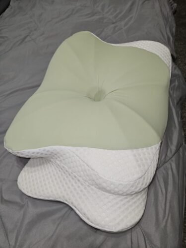 DONAMA Cervical Pillow for Neck and Shoulder.Contour Memory Foam Pillow.Ergonomic Neck Support Pillow for Side Back Stomach Sleepers with Pillowcase photo review