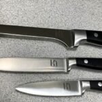 Knife Set. 15 Pcs Kitchen Knife Block Set. Enduring Razor-Sharp Japanese High Carbon Stainless Steel Chef Knife Set with Block and Sharpener. Premium Knives Set for Kitchen. Black Acacia photo review