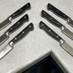 Knife Set. 15 Pcs Kitchen Knife Block Set. Enduring Razor-Sharp Japanese High Carbon Stainless Steel Chef Knife Set with Block and Sharpener. Premium Knives Set for Kitchen. Black Acacia photo review