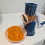 Cheese Grater Rotary. Rotary Grater for Kitchen. Kitchen Grater Vegetable Slicer with 3 Drum Blades. Fast Cutting Cheese Shredder for Vegetables and Nuts photo review