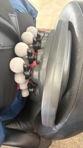 VTT 16-Head Massage Gun Set. Deep Tissue Percussion Massager with 3 Modes & 30 Intensities.Quiet Muscle Massage Gun for Back.Shoulders. Legs. Foot. Body Muscle Pain Relief photo review