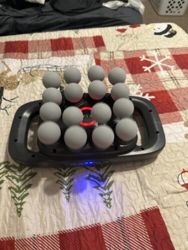 VTT 16-Head Massage Gun Set. Deep Tissue Percussion Massager with 3 Modes & 30 Intensities.Quiet Muscle Massage Gun for Back.Shoulders. Legs. Foot. Body Muscle Pain Relief photo review