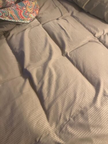 BDEUS Dual Layer 5 Inch Memory Foam Mattress Topper Queen Size. 2 Inch Gel Memory Foam Plus 3 Inch 1450 GSM Down Alternative Quilted Pillow Top Mattress Pad Cover.Dark Gray photo review