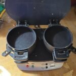 Hamilton Beach Dual Breakfast Sandwich Maker with Timer. Ready in 5 Minutes. Removable Dishwasher Safe PFAS-Free Non-Stick Egg Cooker Ring. Silver (25490MNA) photo review