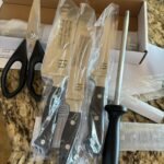 Knife Set. 15 Pcs Kitchen Knife Block Set. Enduring Razor-Sharp Japanese High Carbon Stainless Steel Chef Knife Set with Block and Sharpener. Premium Knives Set for Kitchen. Black Acacia photo review