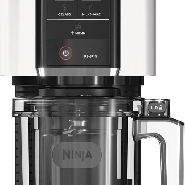 Ninja CREAMi Ice Cream Maker. for Gelato. Mix-ins. Milkshakes. Sorbet. Smoothie Bowls & More. 7 One-Touch Programs. with (2) Pint Containers & Lids. NC301CWH. White (Canadian Version)