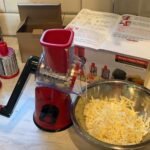 Cheese Grater Rotary. Rotary Grater for Kitchen. Kitchen Grater Vegetable Slicer with 3 Drum Blades. Fast Cutting Cheese Shredder for Vegetables and Nuts photo review