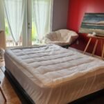 OhGeni Queen Air Mattress with Built in Pump. Inflatable Blow Up Mattress 18 Raised Comfort.Upgraded Surface Portable Mattress. Air Bed for Camping. Home and Guest. Colchone Inflable. 650 lbs Max photo review