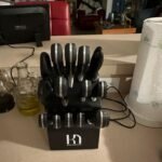 Knife Set. 15 Pcs Kitchen Knife Block Set. Enduring Razor-Sharp Japanese High Carbon Stainless Steel Chef Knife Set with Block and Sharpener. Premium Knives Set for Kitchen. Black Acacia photo review