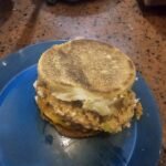 Hamilton Beach Dual Breakfast Sandwich Maker with Timer. Ready in 5 Minutes. Removable Dishwasher Safe PFAS-Free Non-Stick Egg Cooker Ring. Silver (25490MNA) photo review