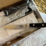 Knife Set. 15 Pcs Kitchen Knife Block Set. Enduring Razor-Sharp Japanese High Carbon Stainless Steel Chef Knife Set with Block and Sharpener. Premium Knives Set for Kitchen. Black Acacia photo review