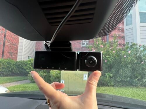 AZDOME M550 3 Channel Dash Cam. 4K+2.5K Dual Dash Camera for Cars Built-in WiFi GPS. 1440P+1080P+1440P Front and Rear Inside. 64GB Card Included. 3.19 IPS Screen. WDR. IR Night Vision. Parking Mode photo review