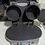 Hamilton Beach Dual Breakfast Sandwich Maker with Timer. Ready in 5 Minutes. Removable Dishwasher Safe PFAS-Free Non-Stick Egg Cooker Ring. Silver (25490MNA) photo review