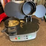 Hamilton Beach Dual Breakfast Sandwich Maker with Timer. Ready in 5 Minutes. Removable Dishwasher Safe PFAS-Free Non-Stick Egg Cooker Ring. Silver (25490MNA) photo review