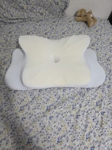 DONAMA Cervical Pillow for Neck and Shoulder.Contour Memory Foam Pillow.Ergonomic Neck Support Pillow for Side Back Stomach Sleepers with Pillowcase photo review