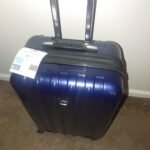 Delsey Luggage Aero 2 Piece Set (21 & 25) Spinner Suitcase (Titanium) photo review