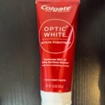 Colgate Optic White Stain Fighter Teeth Whitening Toothpaste. Anticavity Fluoride Toothpaste for Whitening Teeth. Helps Remove Daily Surface Stains. Clean Mint Paste. 4 Pack. 4.2 oz photo review