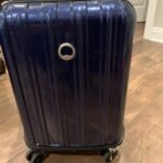 Delsey Luggage Aero 2 Piece Set (21 & 25) Spinner Suitcase (Titanium) photo review