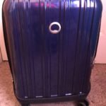 Delsey Luggage Aero 2 Piece Set (21 & 25) Spinner Suitcase (Titanium) photo review