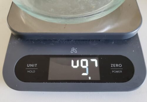 Greater Goods Digital Food Scale for Kitchen & Baking. 10kg/22lb High-Capacity Weight Scale with 1g Precision. Stainless Steel Platform. Hi-Def LCD. Ideal for Bread. Sourdough & Bulk Cooking photo review