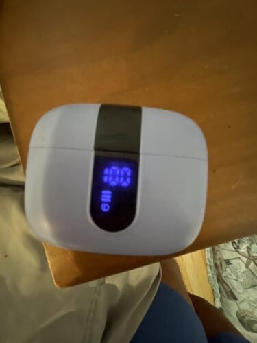 TAGRY Bluetooth Headphones True Wireless Earbuds 60H Playback LED Power Display Earphones with Wireless Charging Case IPX5 Waterproof in-Ear Ear buds with Mic for TV Smart Phone Laptop Computer Sports photo review