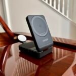Anker MagGo 3 in 1 iPhone 17 Charging Station. MagSafe-Compatible Wireless Charger Stand. Qi2 Certified 15W Foldable Charger for iPhone 17/16/15/14/13/12. AirPods. Apple Watch Ultra(Adapter Included) photo review