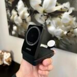 Anker MagGo 3 in 1 iPhone 17 Charging Station. MagSafe-Compatible Wireless Charger Stand. Qi2 Certified 15W Foldable Charger for iPhone 17/16/15/14/13/12. AirPods. Apple Watch Ultra(Adapter Included) photo review