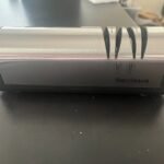 Narcissus Knife Sharpener. Professional 2 Stage Electric Knife Sharpener for Quick Sharpening & Polishing. with Scissors Sharpener and Metal Dust Collection Box. Stainless Steel. Silver photo review