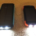 BLAVOR Solar Power Bank 10.000mAh. Portable Wireless Charger. 20W Fast Charging External Battery Pack with USB C for Cell Phones. Solar Panel Charging with Dual Flashlight for Camping photo review