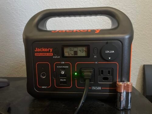 Jackery Portable Power Station Explorer 300. 293Wh Backup Lithium Battery. Solar Generator for Outdoors Camping Travel Hunting Blackout (Solar Panel Optional) photo review
