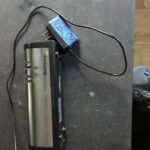 Narcissus Knife Sharpener. Professional 2 Stage Electric Knife Sharpener for Quick Sharpening & Polishing. with Scissors Sharpener and Metal Dust Collection Box. Stainless Steel. Silver photo review