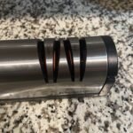 Narcissus Knife Sharpener. Professional 2 Stage Electric Knife Sharpener for Quick Sharpening & Polishing. with Scissors Sharpener and Metal Dust Collection Box. Stainless Steel. Silver photo review