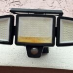 Tuffenough Solar Outdoor Lights 2500LM 210 LED Security Lights with Remote Control.3 Heads Motion Sensor Lights. IP65 Waterproof.270° Wide Angle Flood Wall Lights with 3 Modes(2 Packs) photo review
