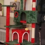 Yaheetech 54in Cat Tree. Multi-Level Cat Tower with Spacious Kitten-ear Perch. 2 Cozy Caves. Scratching Posts. Climbing Ladder. 2 Plush Balls. Durable Pet House Furniture for Indoor Kittens. Dark Gray photo review