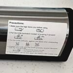 Narcissus Knife Sharpener. Professional 2 Stage Electric Knife Sharpener for Quick Sharpening & Polishing. with Scissors Sharpener and Metal Dust Collection Box. Stainless Steel. Silver photo review