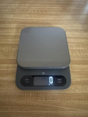 Greater Goods Digital Food Scale for Kitchen & Baking. 10kg/22lb High-Capacity Weight Scale with 1g Precision. Stainless Steel Platform. Hi-Def LCD. Ideal for Bread. Sourdough & Bulk Cooking photo review