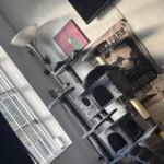 Yaheetech 54in Cat Tree. Multi-Level Cat Tower with Spacious Kitten-ear Perch. 2 Cozy Caves. Scratching Posts. Climbing Ladder. 2 Plush Balls. Durable Pet House Furniture for Indoor Kittens. Dark Gray photo review