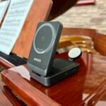 Anker MagGo 3 in 1 iPhone 17 Charging Station. MagSafe-Compatible Wireless Charger Stand. Qi2 Certified 15W Foldable Charger for iPhone 17/16/15/14/13/12. AirPods. Apple Watch Ultra(Adapter Included) photo review