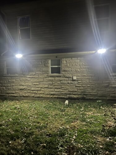 Tuffenough Solar Outdoor Lights 2500LM 210 LED Security Lights with Remote Control.3 Heads Motion Sensor Lights. IP65 Waterproof.270° Wide Angle Flood Wall Lights with 3 Modes(2 Packs) photo review