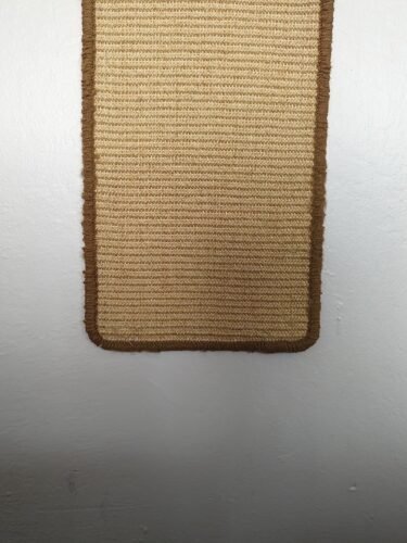 FUKUMARU Cat Scratcher Mat. 23.6 X 15.7 Inch Natural Sisal Cat Scratch Mats. Horizontal Cat Floor Scratching Pad Rug with Sticky Tapes. Protect Couch and Carpets photo review