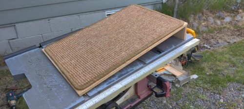 FUKUMARU Cat Scratcher Mat. 23.6 X 15.7 Inch Natural Sisal Cat Scratch Mats. Horizontal Cat Floor Scratching Pad Rug with Sticky Tapes. Protect Couch and Carpets photo review